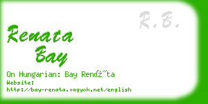 renata bay business card